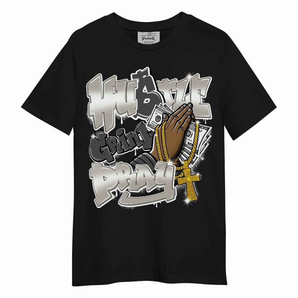 Shirt To Match Dunk Low Appears Oreo - Hustle, Money Pray Streetwear Unisex Shirt
