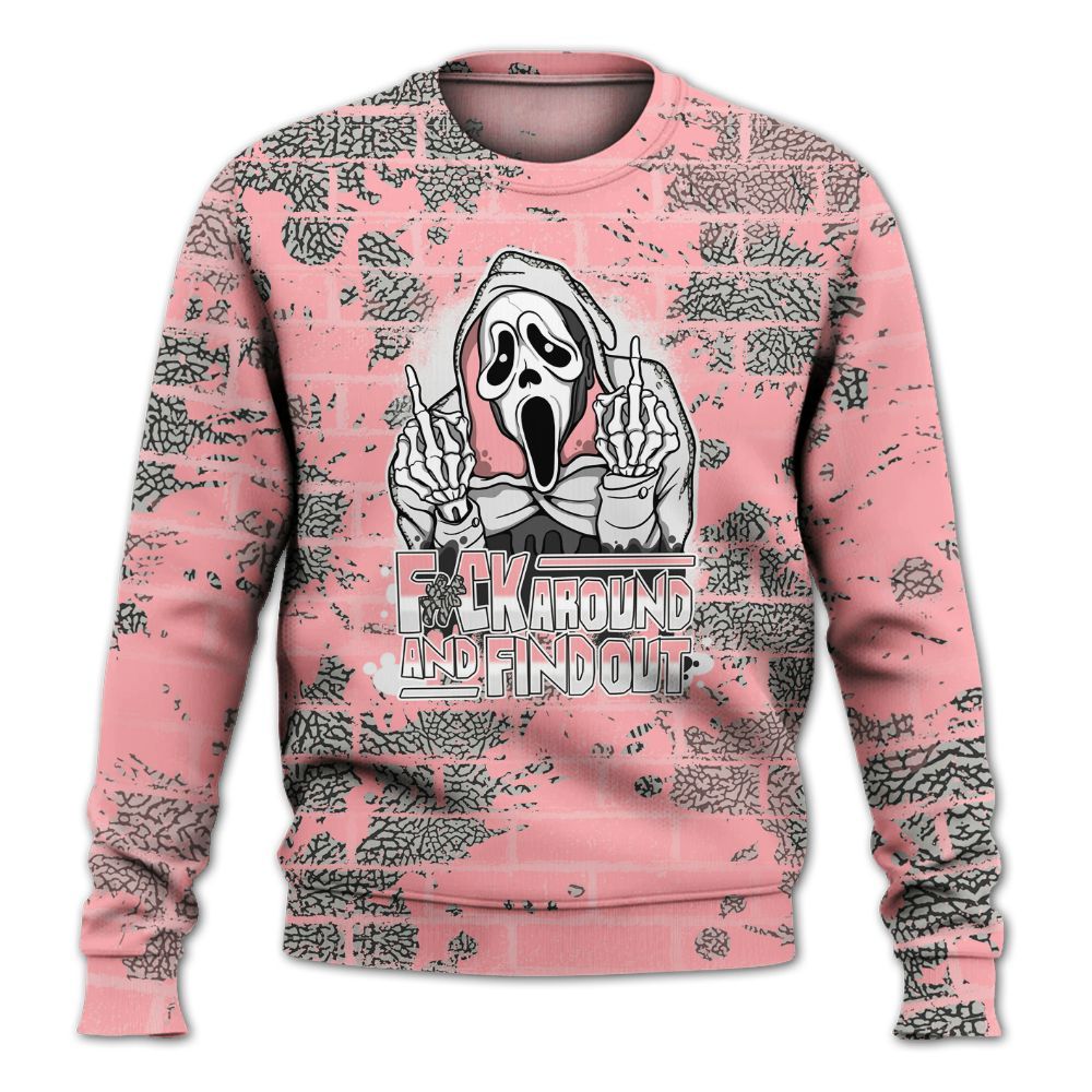Sweatshirt To Match Retro Wings 3s - F#CK And Find Out Graphic Halloween All Over Print
