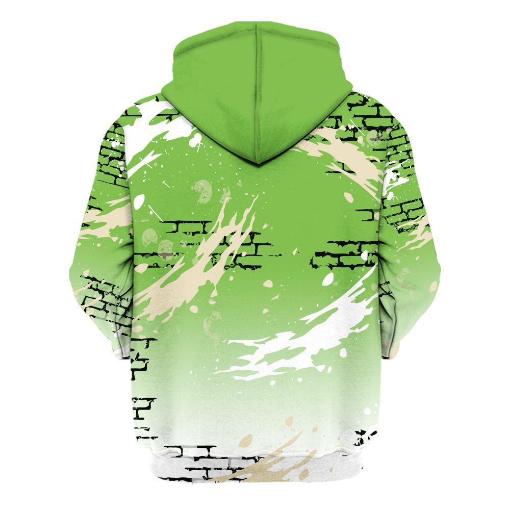 Hoodie To Match Air Max Waffle SP Action Green - Values Of Loyalty Drip All Over Print