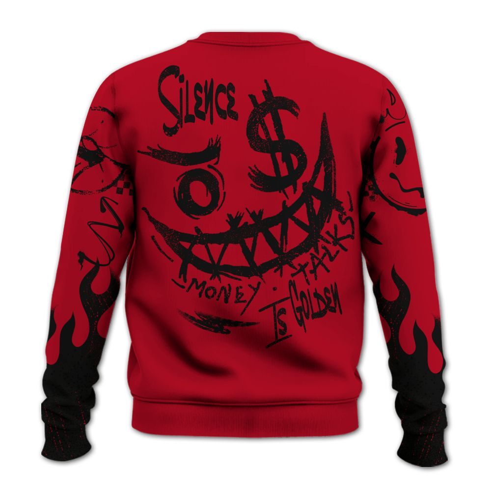 Sweatshirt To Match Air Griffey Max Black Red Navy Blue 1s - Mouth Burning Street Style All Over Print