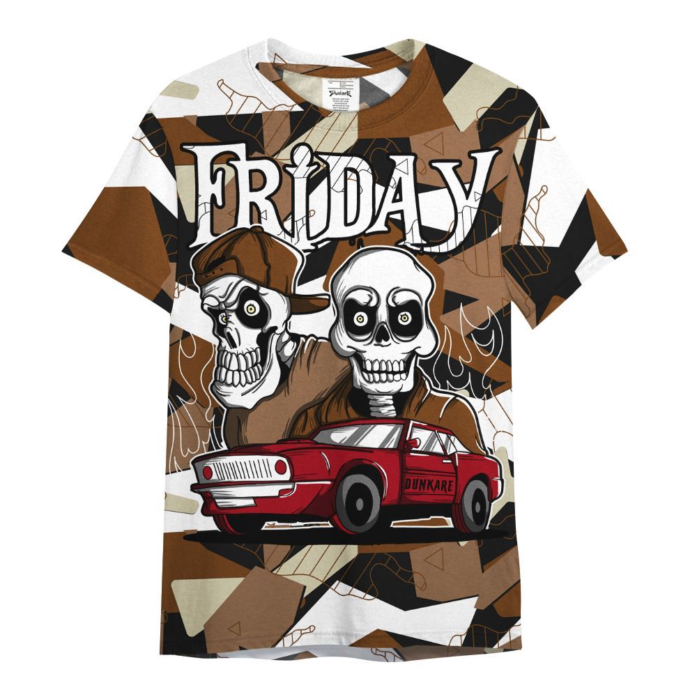 Shirt To Match Archaeo Brown 5s - Friday Funny Retro All Over Print