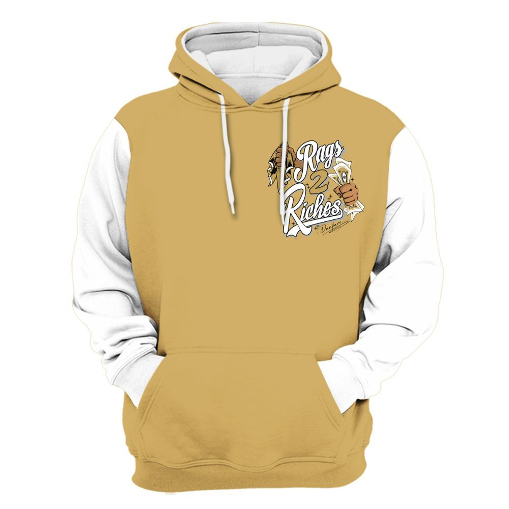 Hoodie To Match Craft Paris 6s Varsity Jacket, Custom Name Rag 2 Riches All Over Print