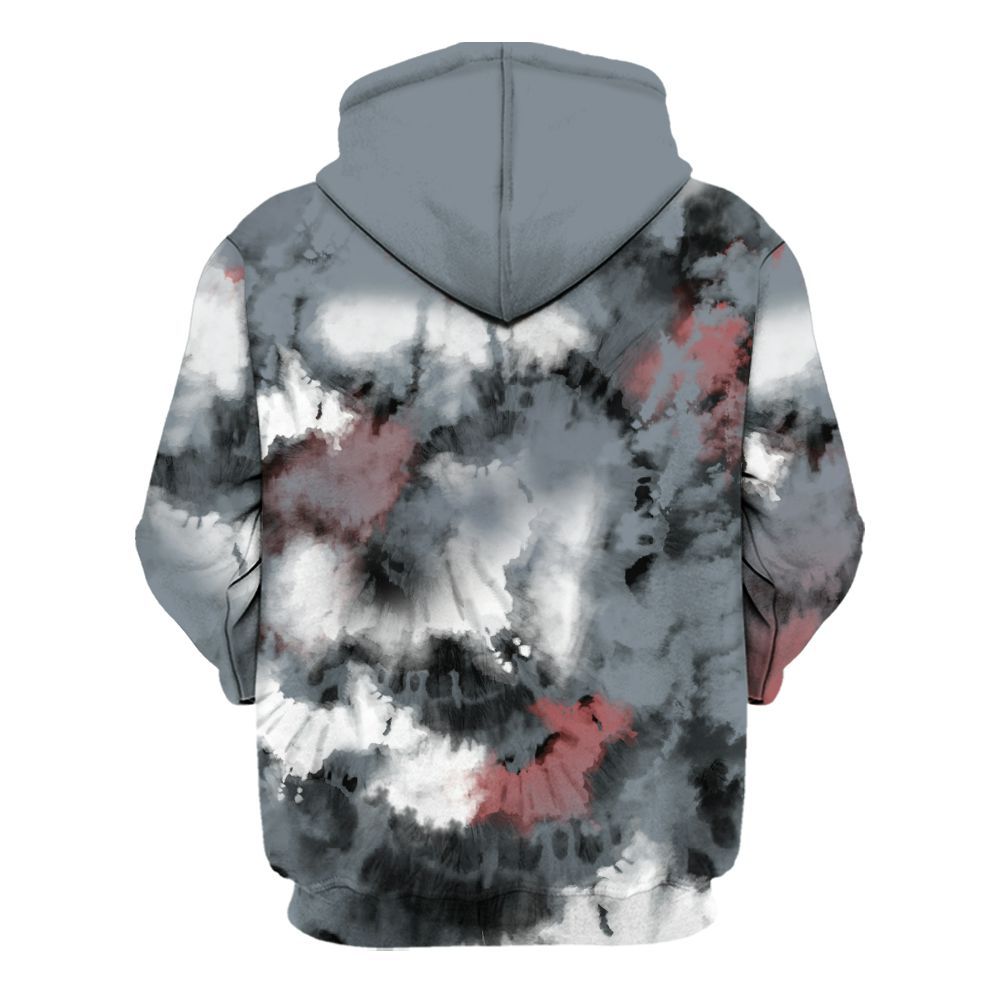 Hoodie To Match Wolf Grey 13s - God Blessed Tie Dye All Over Print