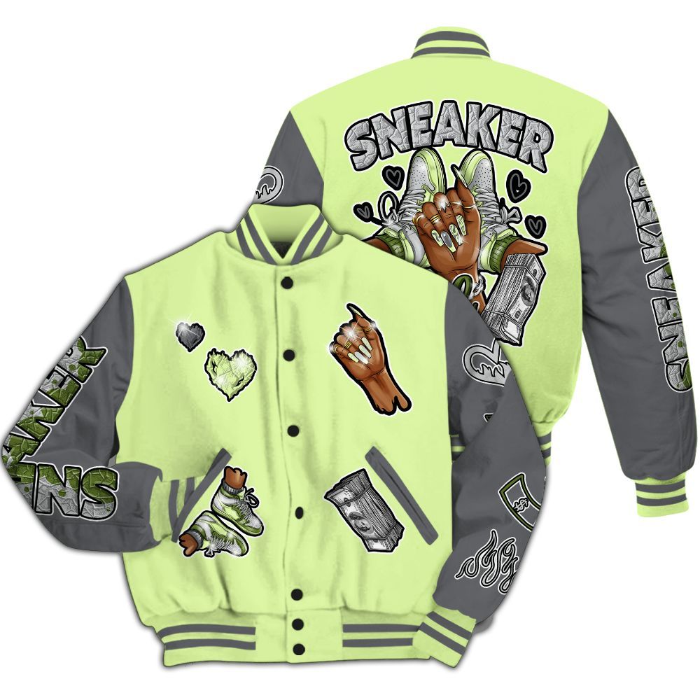 Varsity Jacket To Match Smoke Grey Volt TR 1s - Sneakerz Girlz All Over Print