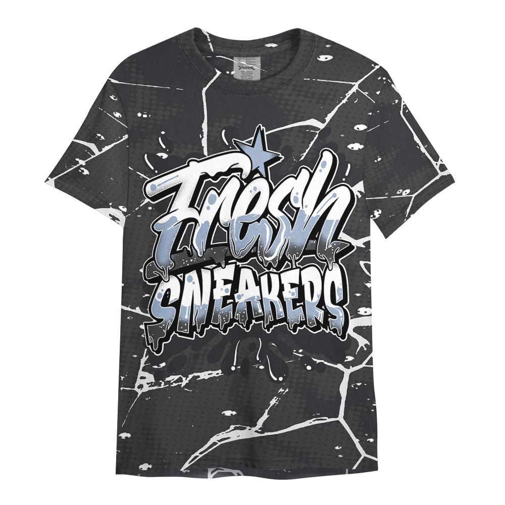 Shirt To Match Reverse Black White 6s - Fresh Shoe White Graphic Crack Shirt Unisex
