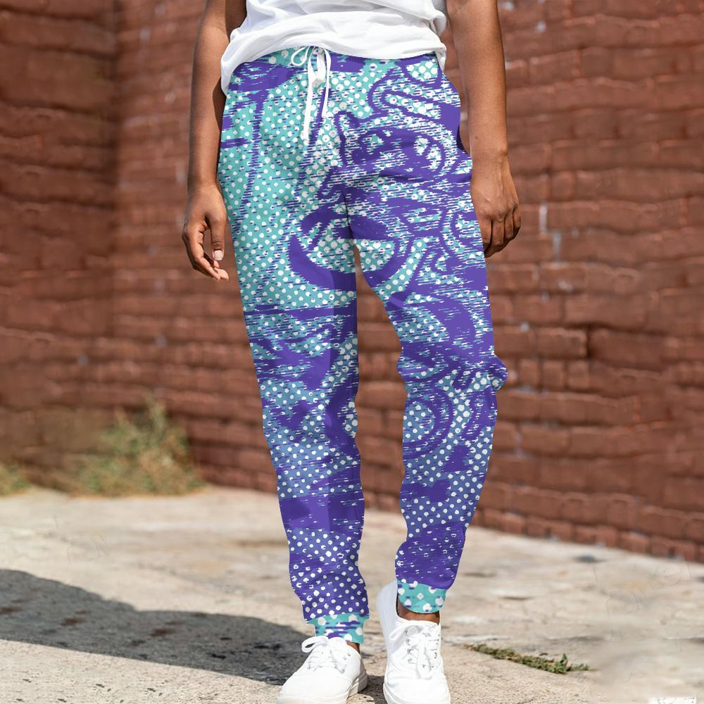 Sweatpant To Match Low Hornets 1s - Avant Garde Graphic All Over Print