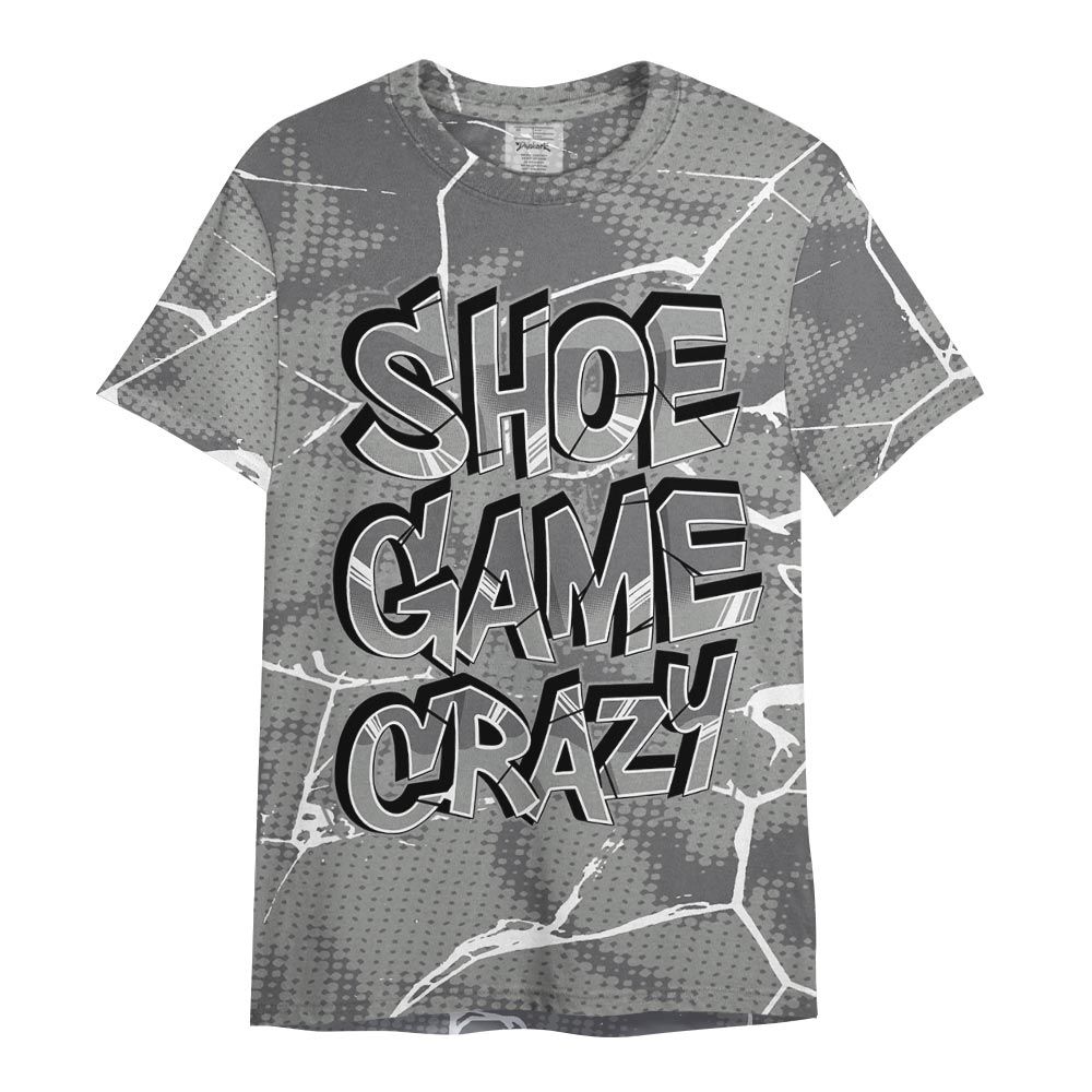 Shirt To Match Paris Cement Grey 4s - Shoe Game Crazy White Graphic Crack Shirt Unisex