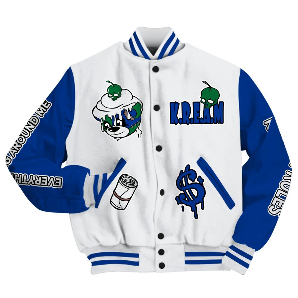 Varsity Jacket To Match Dunk Low Tennis Classic - Loot Bear All Over Print