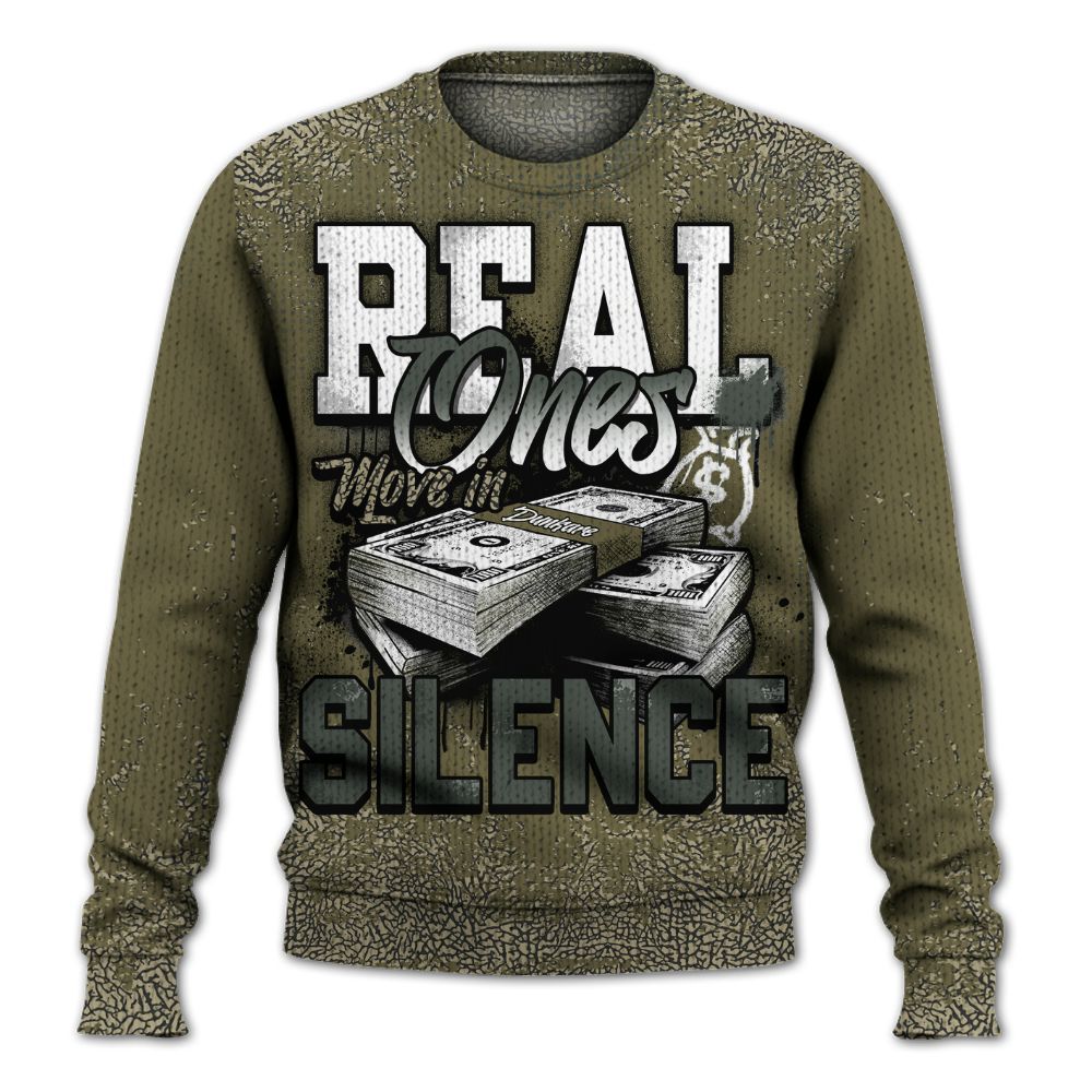 Sweater To Match Retro Family Affair 3s - Move In Silence Money Street Retro Graphic