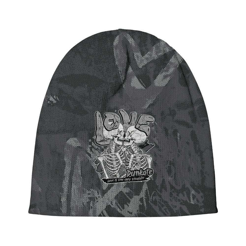 Beanie Hat To Match White Thunder 4s - Skull Love Graphic