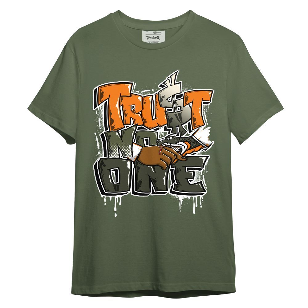 Shirt To Match Retro Undefeated 4s - Dripping Trust No One Graphic