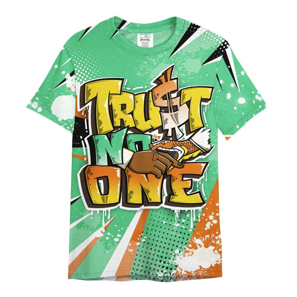 Shirt To Match SB Dunk Low Tourmaline - Poly Trust No One Dripping All Over Print