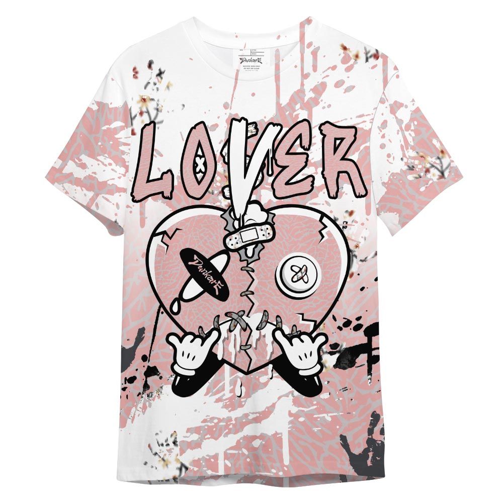 Shirt To Match Shirt Streetwear Loser Lover Drip Heart, Red Stardust 3s T-- To Match Sneaker Red Stardust 3s Graphic Tee NCT