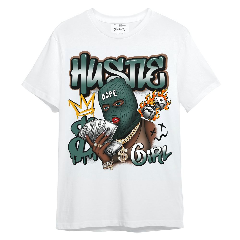 Shirt To Match Low OG Oxidized Green 1s - Money Hustles Girl Streetwear Unisex Shirt
