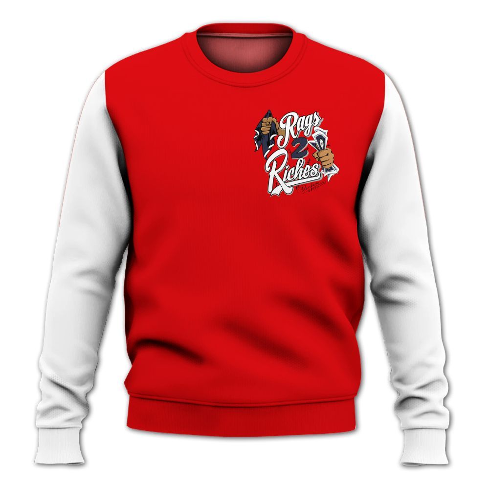 Sweatshirt To Match Low OG Howard Bison 1s - Custom Name Rag 2 Riches All Over Print