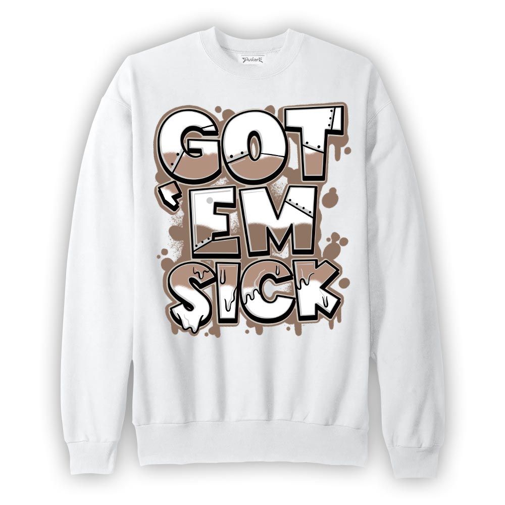Sweatshirt To match OG Latte 1s Sweatshirt - Gotten 'Em Sick Graphic Graphic