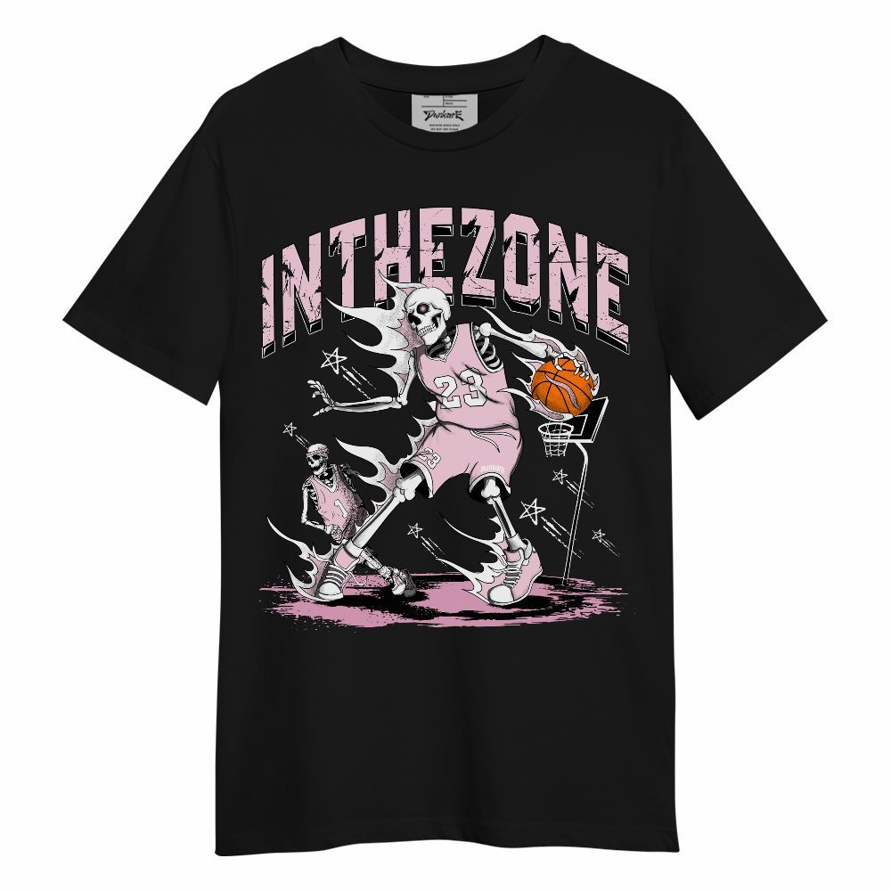 Shirt To Match Orchid 4s - 23 G.O.A.T Skeleton Basketball Unisex Shirt