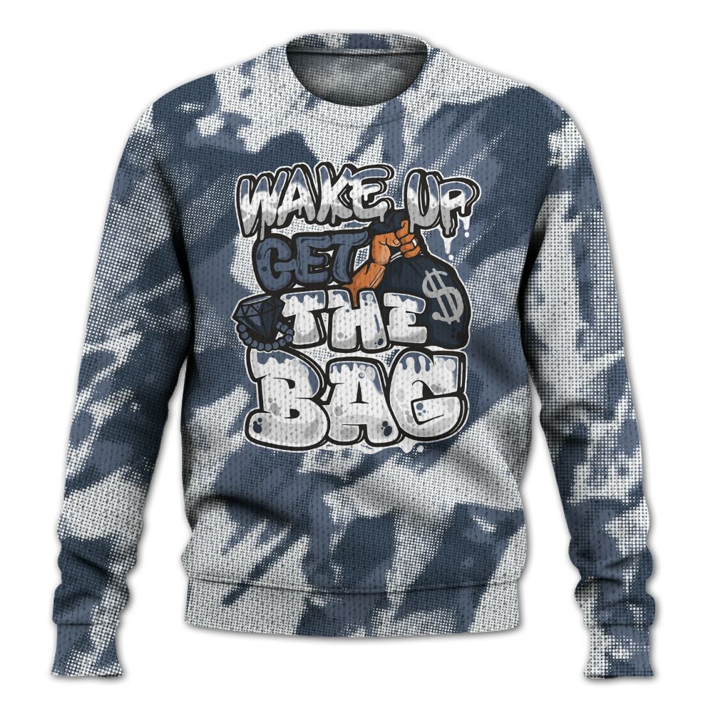 Knitted Sweater To Match Low Diffused Blue 11s - Get More Bags Abstract