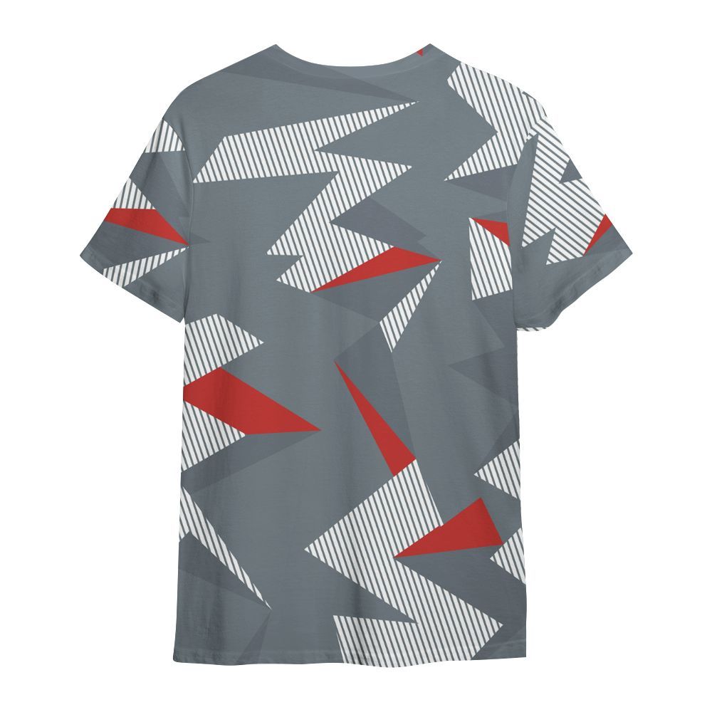 Shirt To Match Wolf Grey 13s - Geometric Camouflage Pattern All Over Print