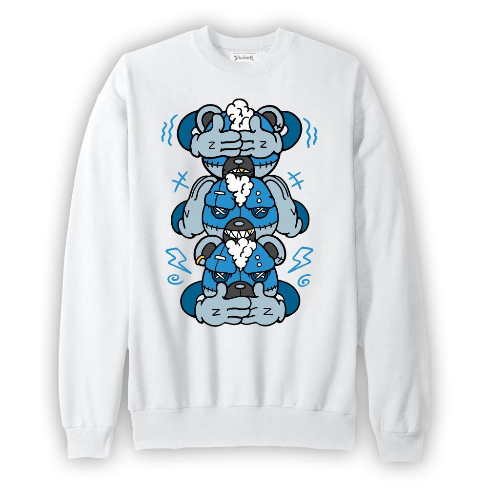 Sweatshirt To match Powder Blue 9s Sweatshirt - Wisdom Hugz Graphic