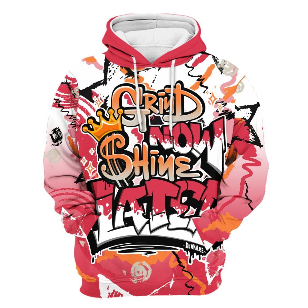 Hoodie To Match Air Max Portal Bright Ceramic - Grind Shine Later Drip All Over Print