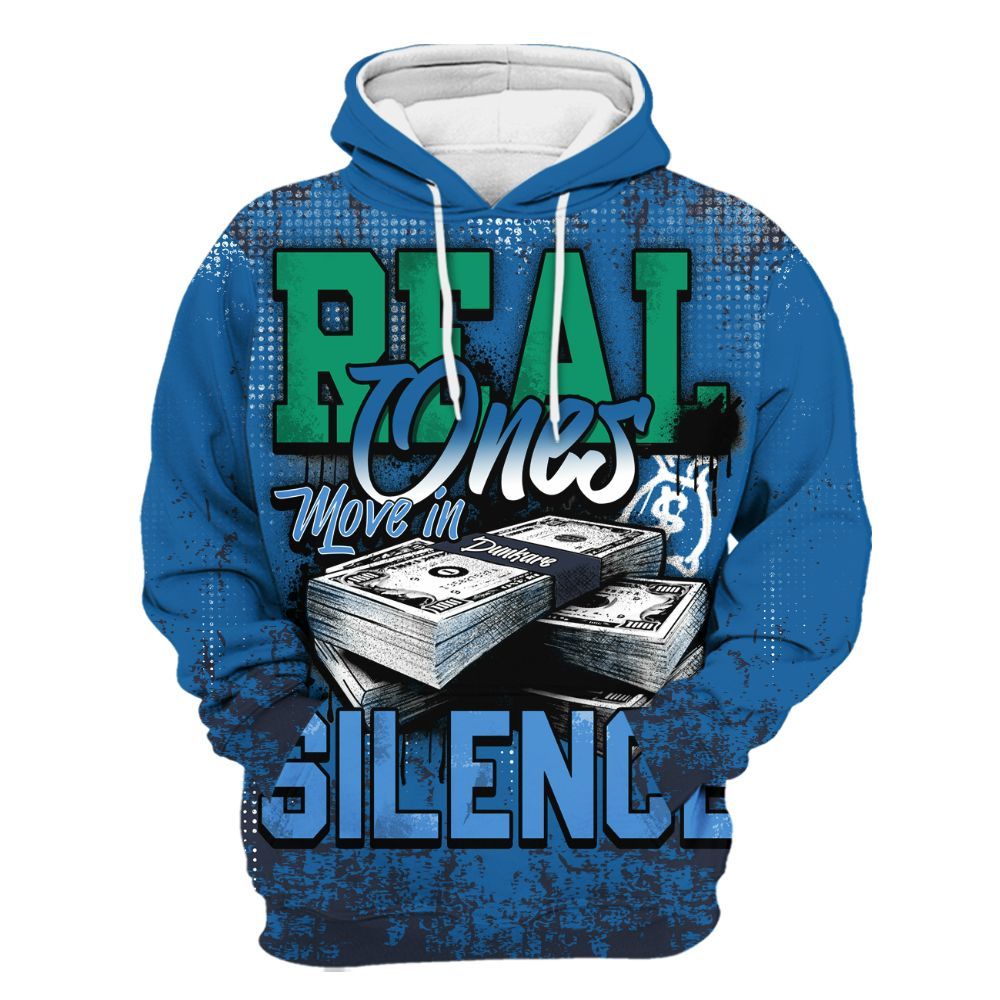 Hoodie To Match 95 Big Bubble Slate - Move In Silence Money Street Retro All Over Print