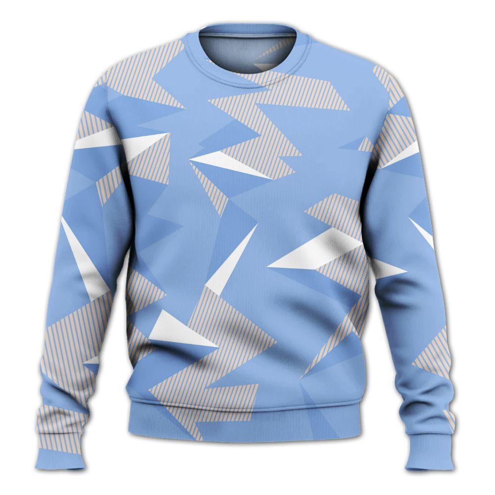 Sweatshirt To Match Air Max 1 Royal Pulse - Geometric Camouflage Pattern All Over Print