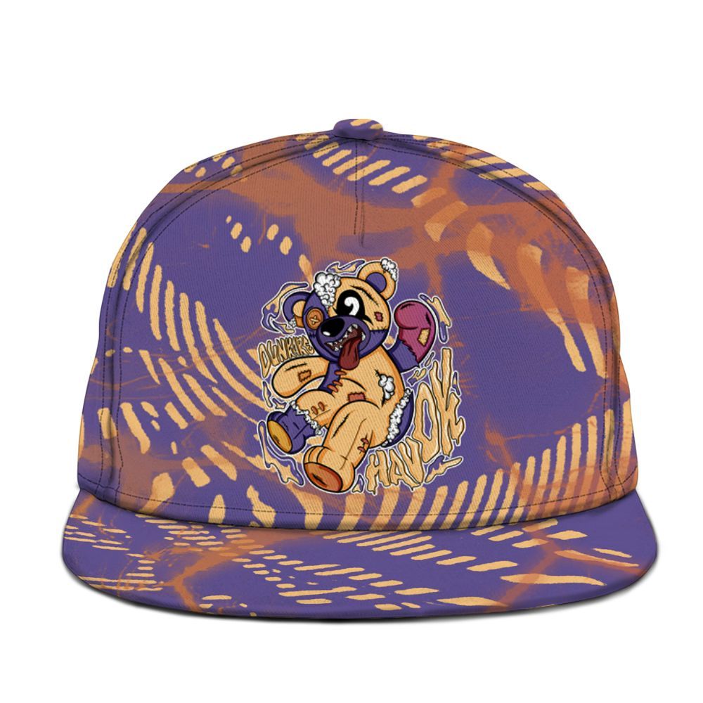 Snapback To Match Book Sunset 1s - Havok Bear Graphic