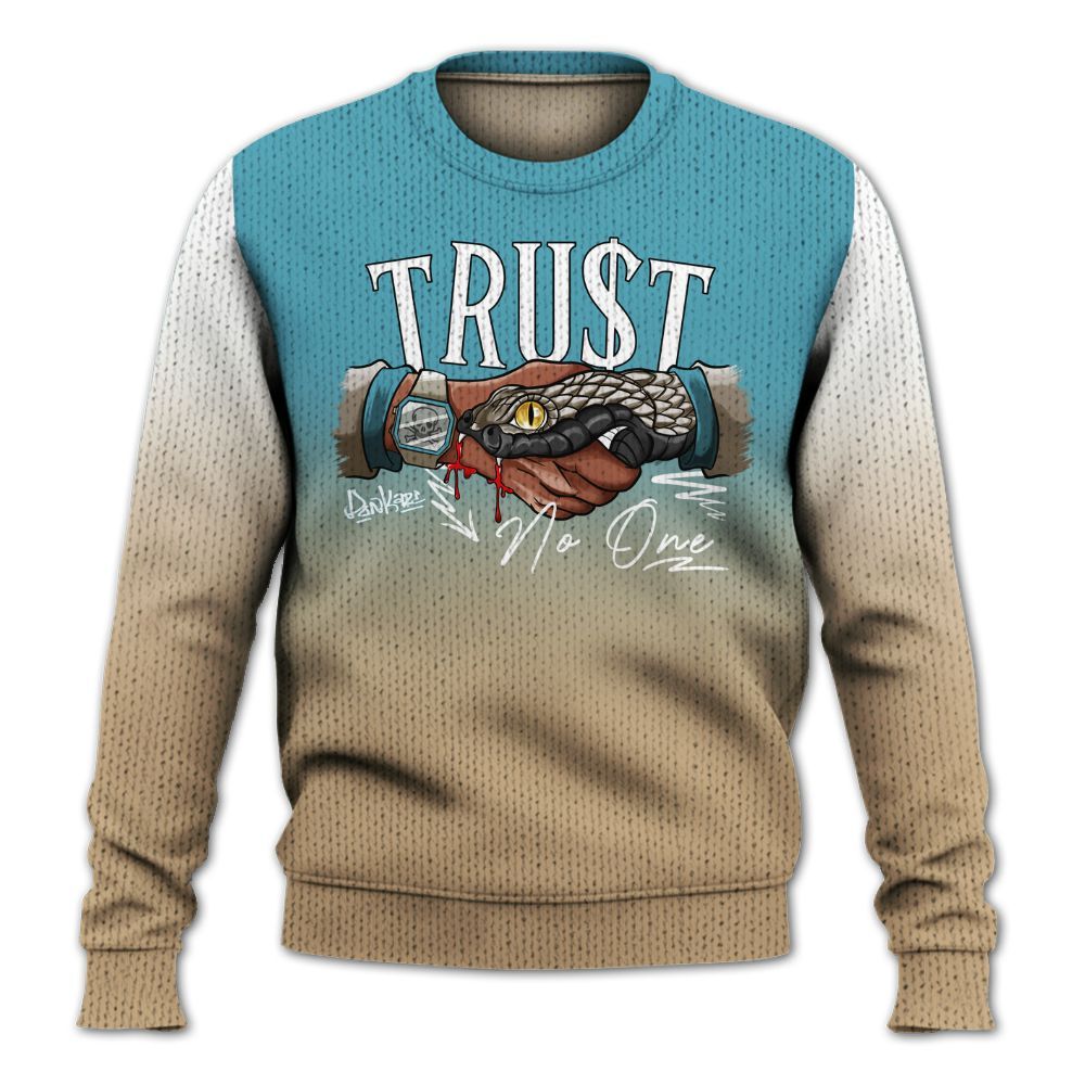 Sweater To Match H-Town 11s - Snake Trust No One Drip Graphic