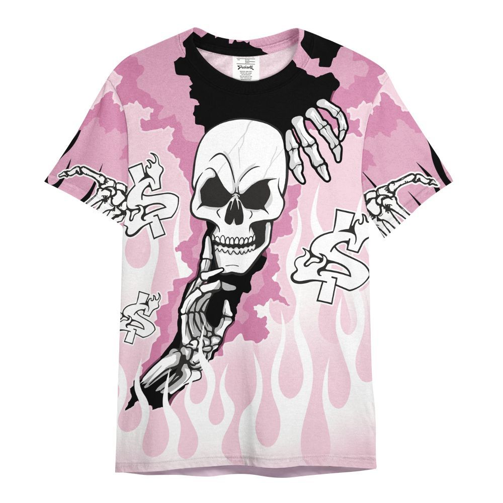 Shirt To Match Orchid 4s - Ones Move In Silence Graphic Trapped All Over Print