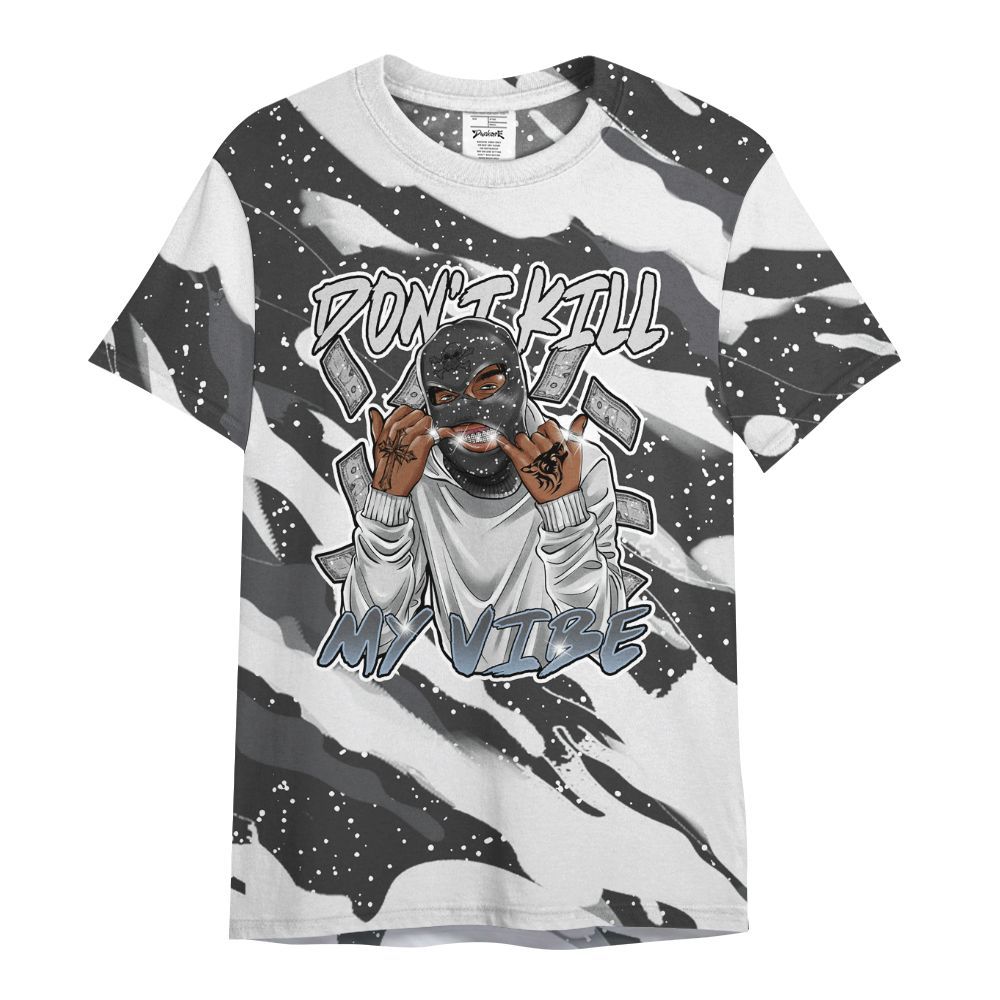 Shirt To Match Reverse Black White 6s - Vibe.Unique Colored All Over Print
