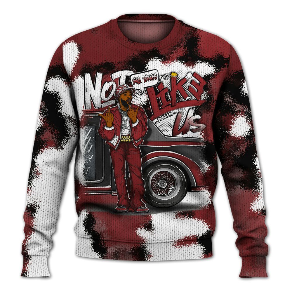 Sweater To Match Alternate Flu Game 12s - They Dislike Us Graphic