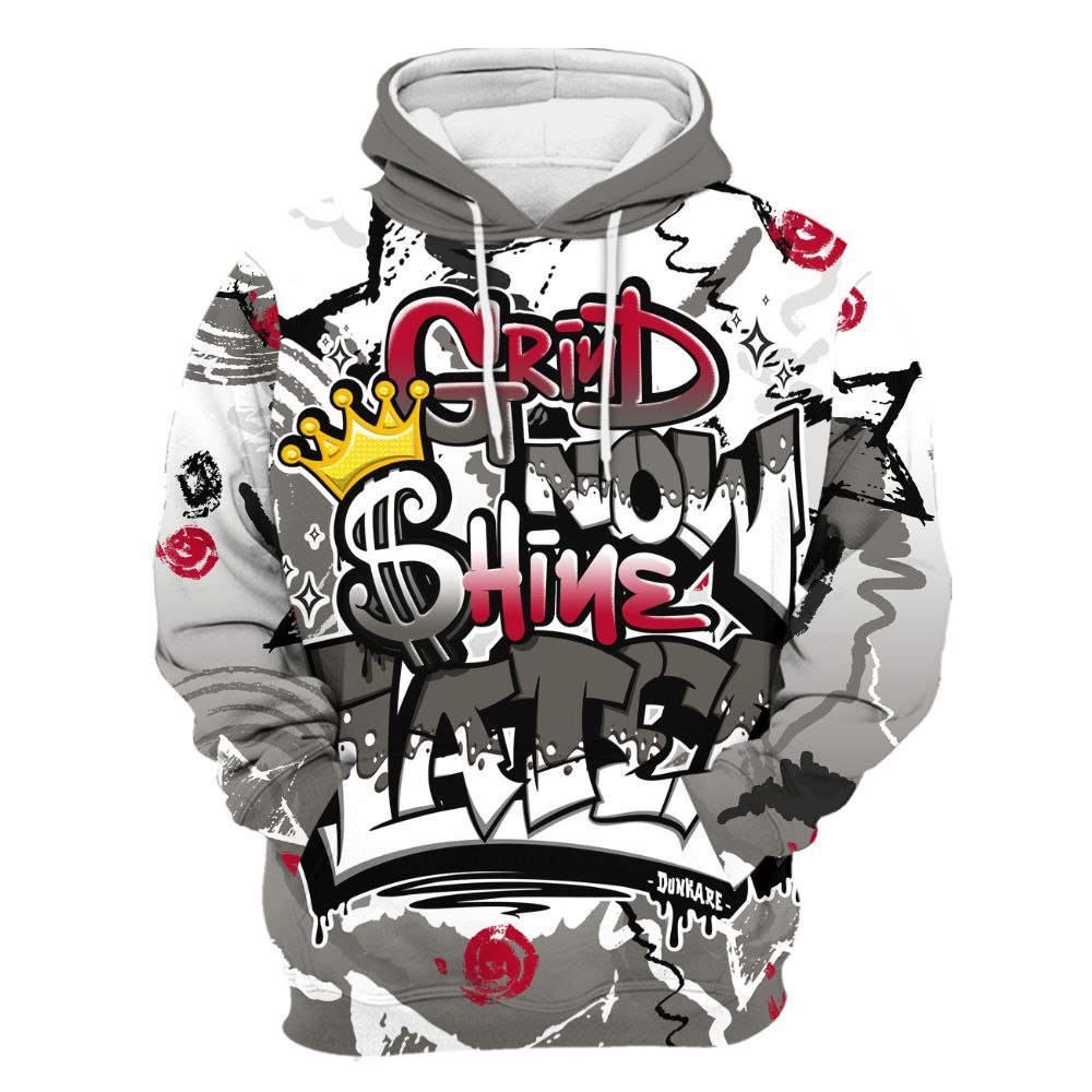 Hoodie To Match Shadow 2025 10s Shirt, Grind Shine Later Drip All Over Print