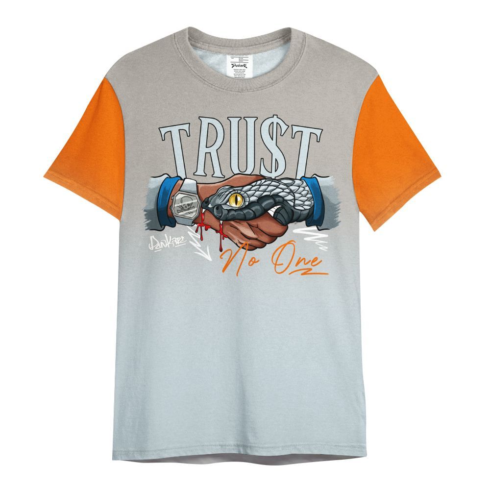 Shirt To Match Retro High OG Alaska 1s - Snake Trust No One Drip All Over Print