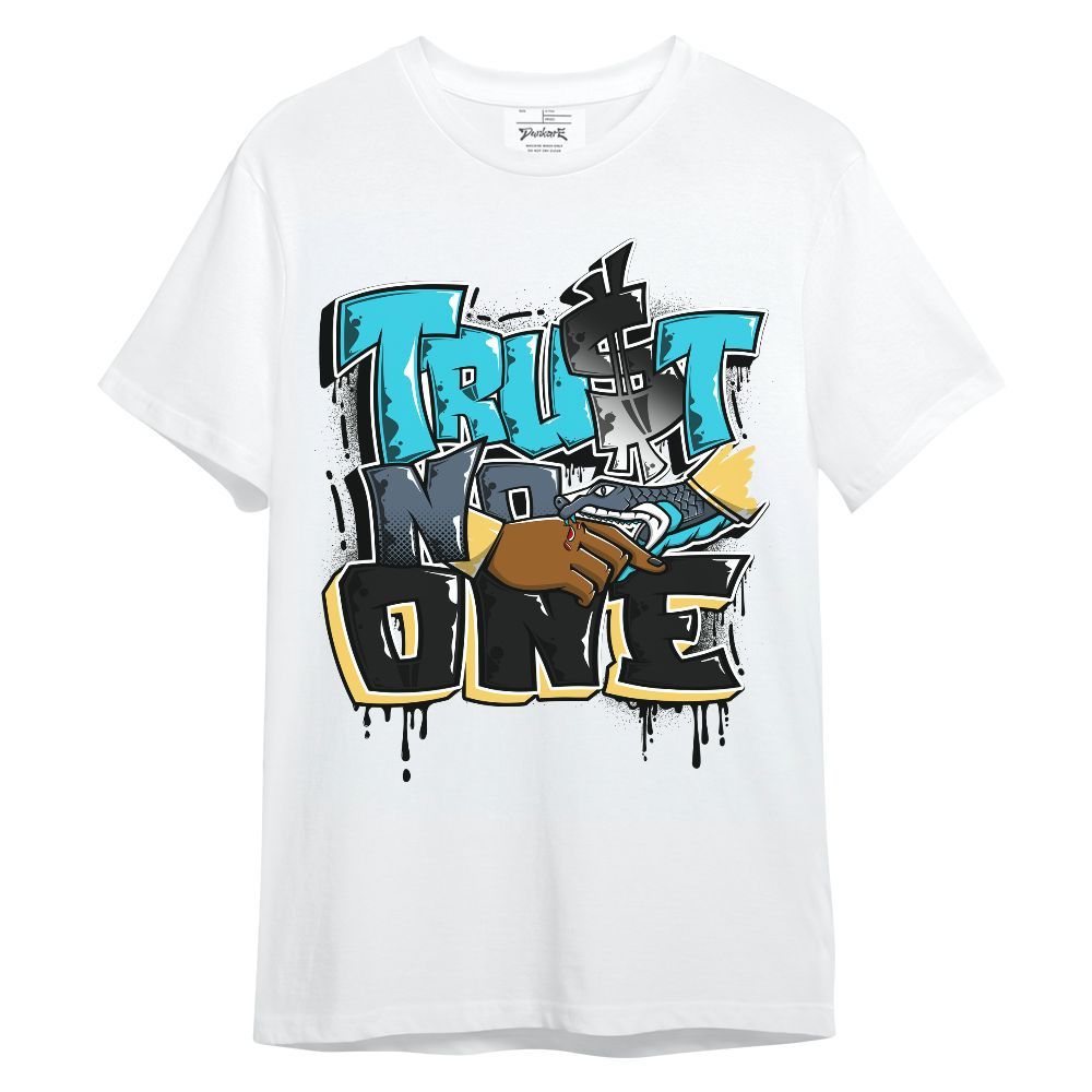 Shirt To Match Retro Gamma Blue 11s - Dripping Trust No One Graphic