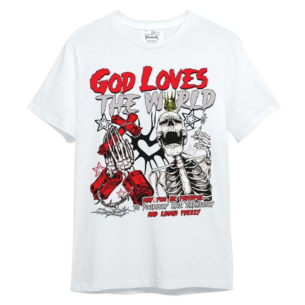 Shirt To Match Air Max 1 Low Poly - God Loves The World Unisex Shirt
