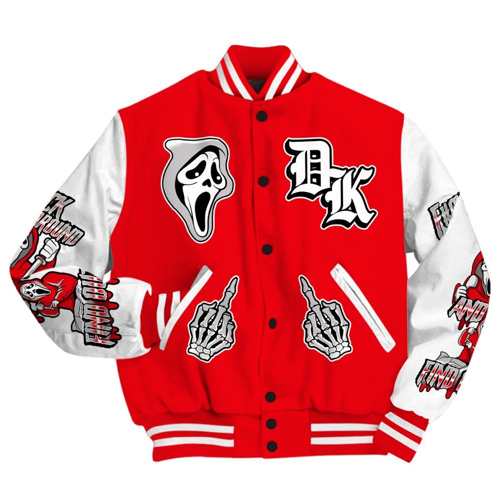 Varsity Jacket To Match Air Max 1 Low Poly - F#CK And Find Out Graphic All Over Print