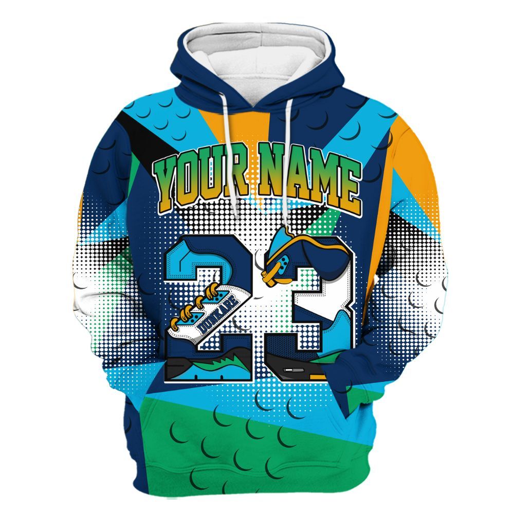 Hoodie To Match Dunk Low GS Electric Algae - Poly Custom Name Number 23 5s All Over Print