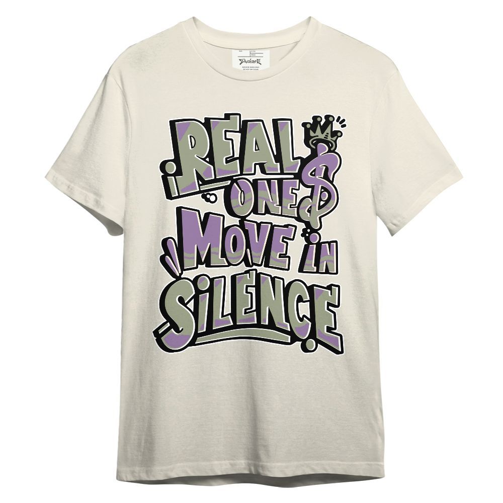 Shirt To Match Dunk Low Floral Swoosh 2025 - Ones Move In Silence Graphic Unisex Shirt