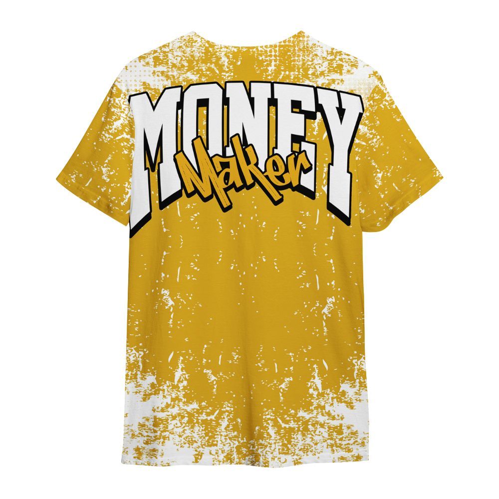 Shirt To Match Vivid Sulfur 4s - Move In Silence Money Street Retro All Over Print
