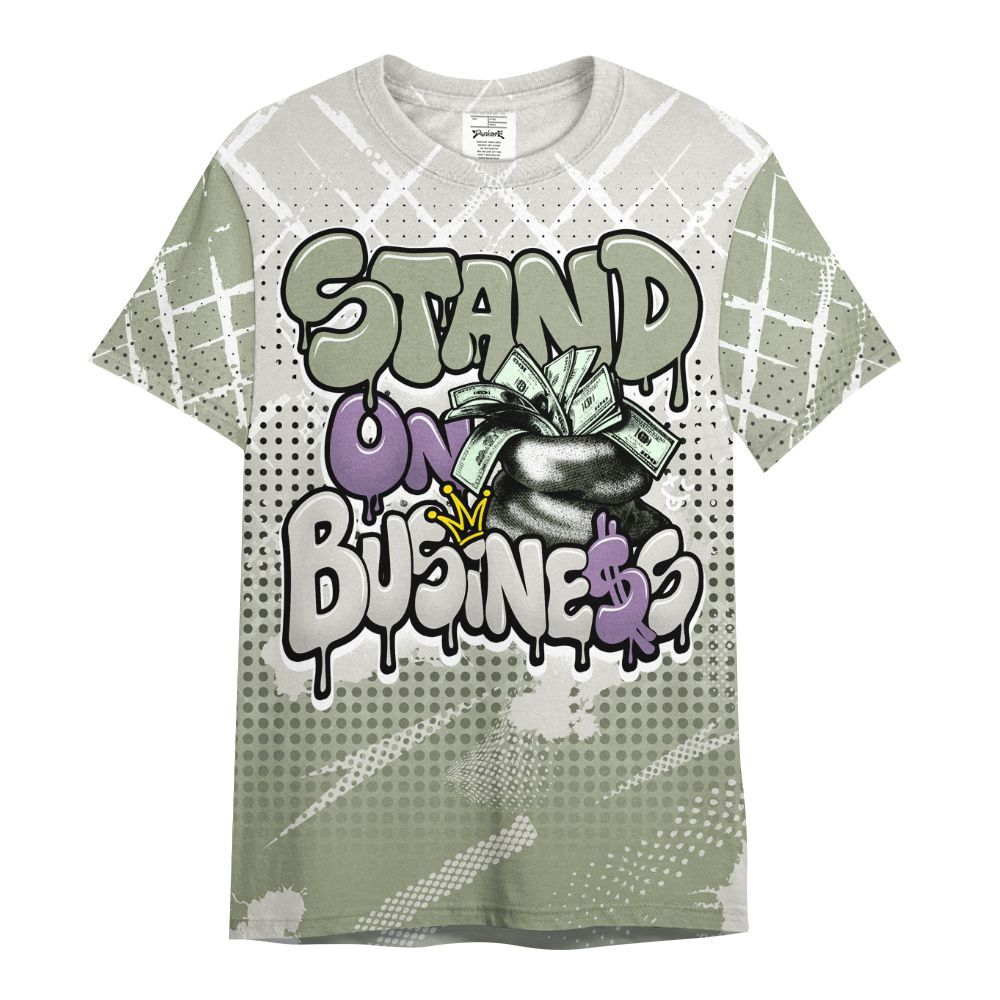Shirt To Match Dunk Low Floral Swoosh 2025 - Halftone Stand Business Dripping All Over Print