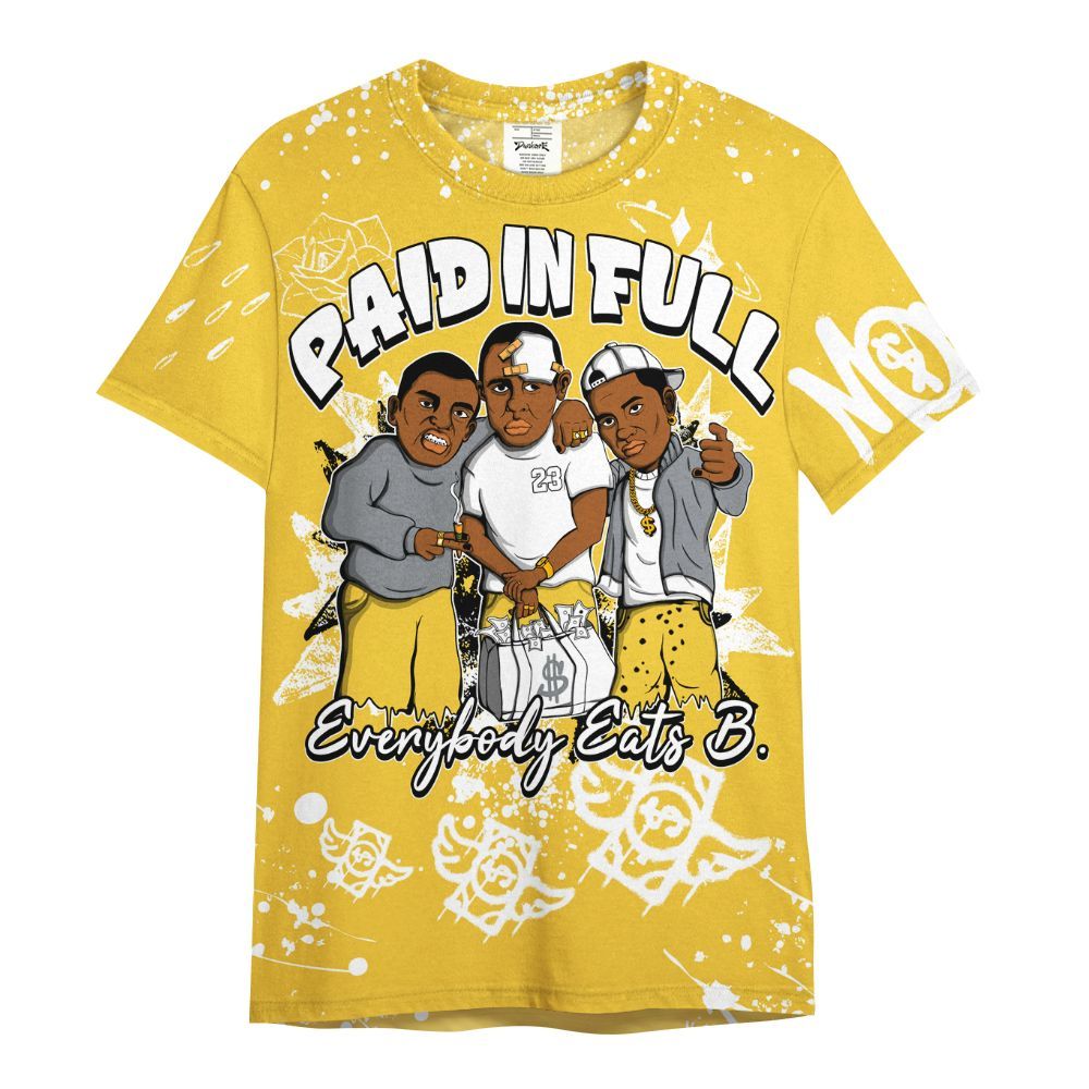 Shirt To Match Retro Tokyo 5s - Everybody Paid In Full Crayon All Over Print