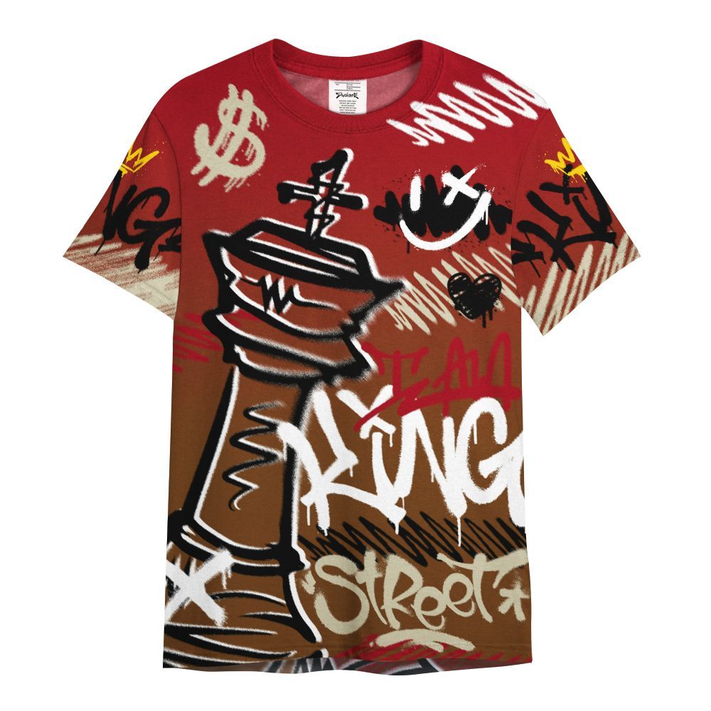 Shirt To Match Archaeo Brown 5s - Street King Chess Streetwear All Over Print