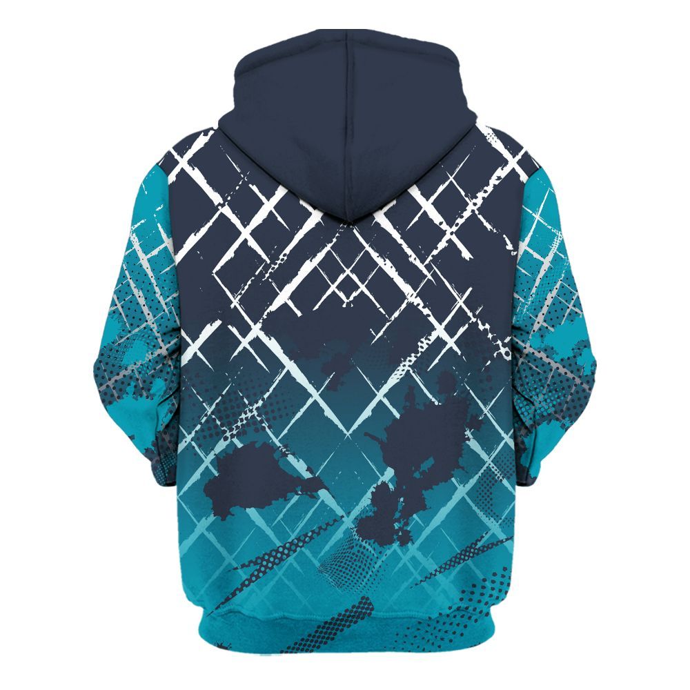 Hoodie To Match Retro Obsidian 13s - Halftone Stand Business Dripping All Over Print