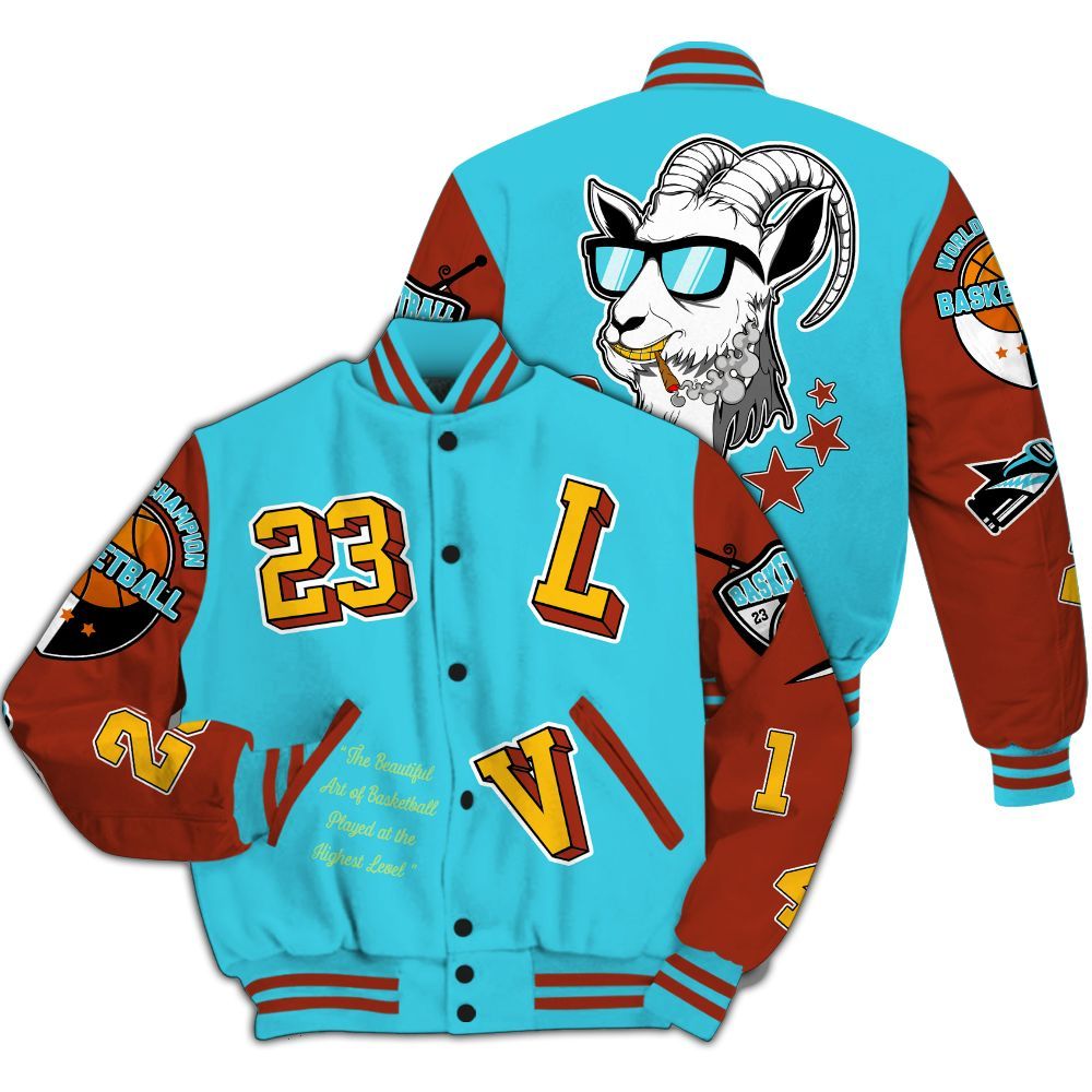 Varsity Jacket To Match SB Dunk Di'Orr Greenwood - The GOAT Got Em Streetwear All Over Print