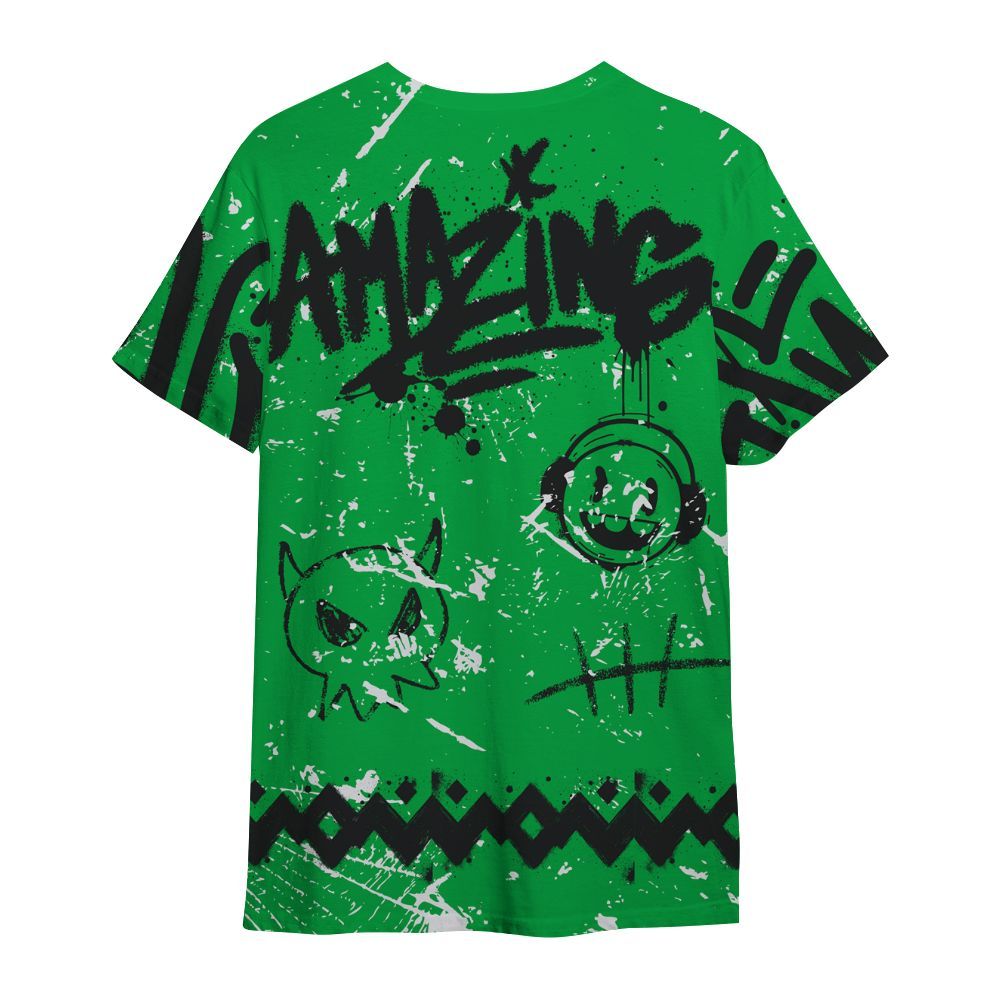 Shirt To Match Low Lucky Green 1s - Friday Sneaker Crayon All Over Print