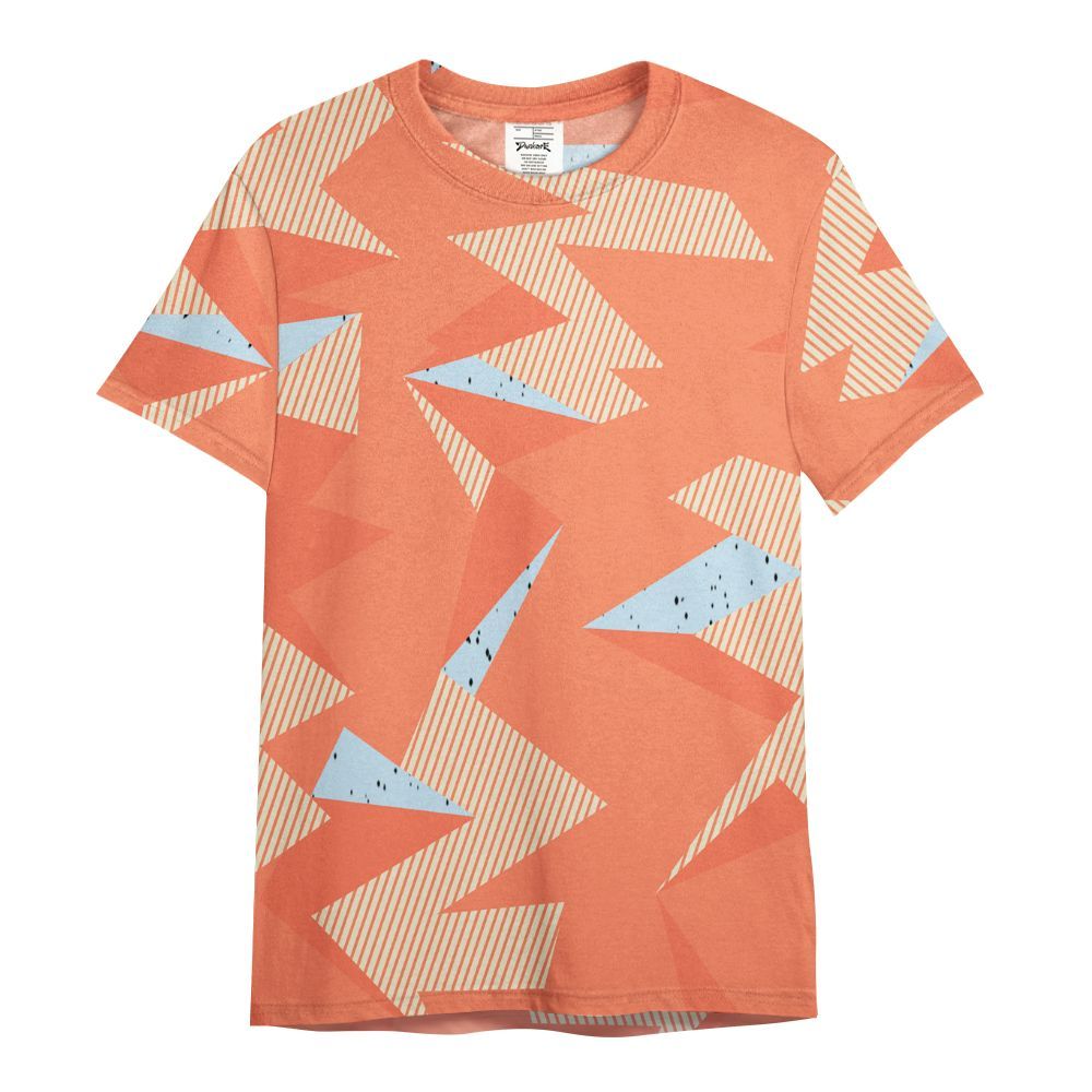 Shirt To Match DJ Khaled Crimson Bliss 5s - Geometric Camouflage Pattern All Over Print