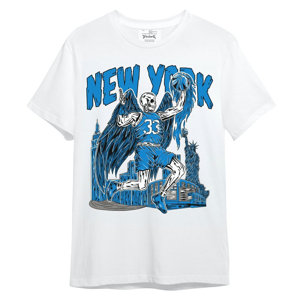 Shirt To Match Industrial Blue 4s - Ewing Era Skeleton Unisex Shirt