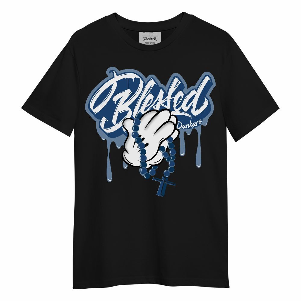 Shirt To Match High OG Midnight Navy 1s - God Blessed Drip Unisex Shirt