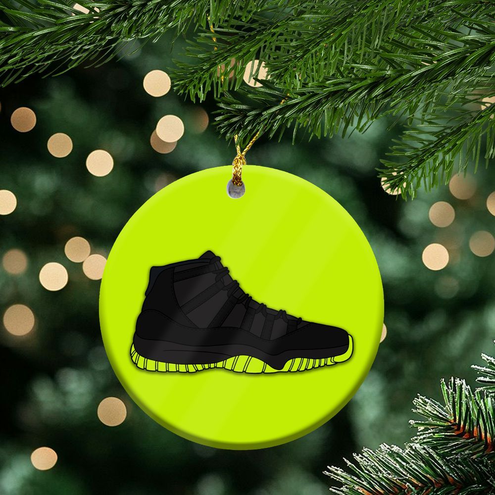 GS Black Barely Volt 11s Ceramic Ornaments